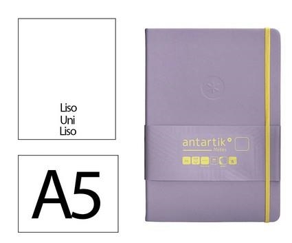 LLIBRETA A5 ANTARTIK LLIS 100F TD 80 GR LILA GROC | 8423473079830 | 170104 | Llibreria La Gralla | Librería online de Granollers