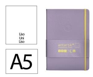 LLIBRETA A5 ANTARTIK LLIS 100F TD 80 GR LILA GROC | 8423473079830 | 170104 | Llibreria La Gralla | Llibreria online de Granollers