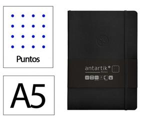 LLIBRETA A5 ANTARTIK PUNTS TD 100F 80 GR NEGRE | 8423473078499 | 169973 | Llibreria La Gralla | Llibreria online de Granollers