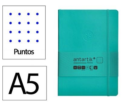 LLIBRETA A5 ANTARTIK PUNTS TD 100F 80 GR TURQUESA | 8423473079106 | 170033 | Llibreria La Gralla | Librería online de Granollers