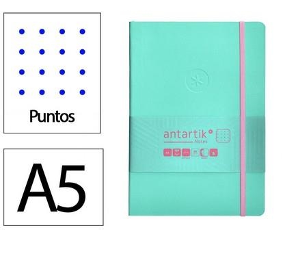 LLIBRETA A5 ANTARTIK PUNTS TD 100F 80 GR TURQUESA ROSA | 8423473079724 | 170093 | Llibreria La Gralla | Librería online de Granollers