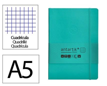 LLIBRETA A5 ANTARTIK QUADRICULA TD 100F 80 GR TURQUESA | 8423473079120 | 170035 | Llibreria La Gralla | Librería online de Granollers