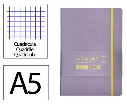LLIBRETA A5 ANTARTIK QUADRICULA TD 100F 80 GR LILA GROC | 8423473079861 | 170107 | Llibreria La Gralla | Librería online de Granollers
