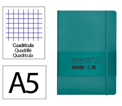 LLIBRETA A5 ANTARTIK QUADRICULA TD 100F 80 GR VERD AIGUAMARINA | 8423473078888 | 170011 | Llibreria La Gralla | Librería online de Granollers