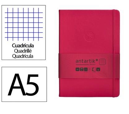LLIBRETA A5 ANTARTIK QUADRICULA TD 100F 80 GR FUCSIA | 8423473079007 | 170023 | Llibreria La Gralla | Llibreria online de Granollers