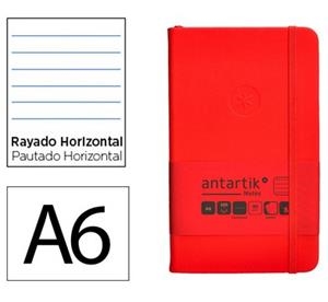 LLIBRETA A6 ANTARTIK RATLLES TD 100F 80 GR VERMELL | 8423473078789 | 170001 | Llibreria La Gralla | Librería online de Granollers