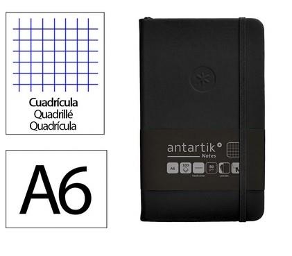 LLIBRETA A6 ANTARTIK QUADRICULA TD 100F 80 GR NEGRE | 8423473078543 | 169978 | Llibreria La Gralla | Librería online de Granollers