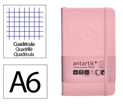 LLIBRETA A6 ANTARTIK QUADRICULA TD 100F 80 GR ROSA | 8423473079397 | 170062 | Llibreria La Gralla | Librería online de Granollers