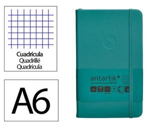 LLIBRETA A6 ANTARTIK QUADRICULA TD 100F 80 GR VERD AIGUAMARINA | 8423473078918 | 170014 | Llibreria La Gralla | Llibreria online de Granollers