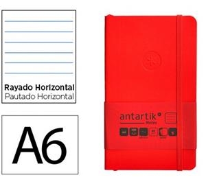 LLIBRETA A6 ANTARTIK RATLLES TT 100F 80 GR VERMELL | 8423473080102 | 170131 | Llibreria La Gralla | Llibreria online de Granollers