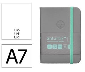 LLIBRETA A7 ANTARTIK LLIS 100F TD 80 GR GRIS TURQUESA | 8423473079663 | 170087 | Llibreria La Gralla | Llibreria online de Granollers
