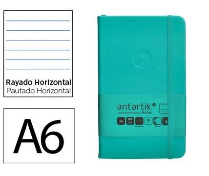 LLIBRETA A6 ANTARTIK RATLLES TT 100F 80 GR GRIS TURQUESA | 8423473080591 | 170180 | Llibreria La Gralla | Librería online de Granollers
