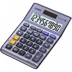 CALCULADORA CASIO 10 DIGITS BLAU METAL | 4971850090427 | MS-100TERII | Llibreria La Gralla | Librería online de Granollers