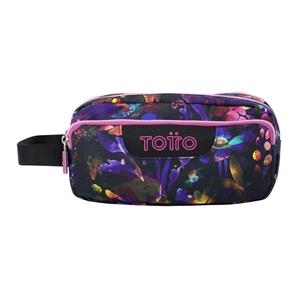 PORTATOT TOTTO 3 COSSOS FLORS NEGRE | 7704758117609 | AC52ECO009-2516Z-5Q5 | Llibreria La Gralla | Librería online de Granollers