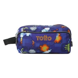PORTATOT TOTTO 3 COSSOS PIXEL BLAU | 7704758117692 | AC52ECO009-2516Z-8FK | Llibreria La Gralla | Librería online de Granollers