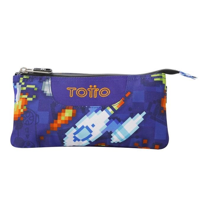 PORTATOT TOTTO 3 COSSOS PIXEL | 7704758117876 | AC52ECO012-2516Z-8FK | Llibreria La Gralla | Librería online de Granollers