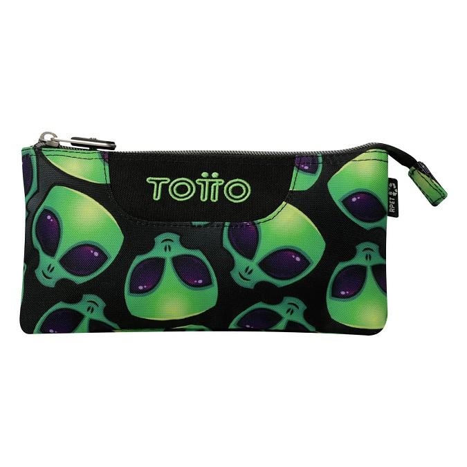PORTATOT TOTTO 3 COSSOS ALIEN | 7704758117807 | AC52ECO012-2516Z-6DS | Llibreria La Gralla | Librería online de Granollers