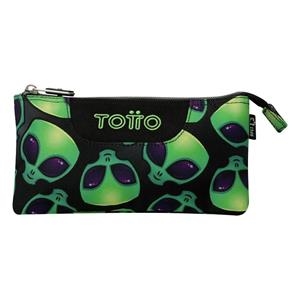PORTATOT TOTTO 3 COSSOS ALIEN | 7704758117807 | AC52ECO012-2516Z-6DS | Llibreria La Gralla | Librería online de Granollers