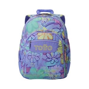 MOTXILLA TOTTO RAYOL FLORS LILA | 7704758345750 | MA04ECO002-2516N-5Q8 | Llibreria La Gralla | Llibreria online de Granollers