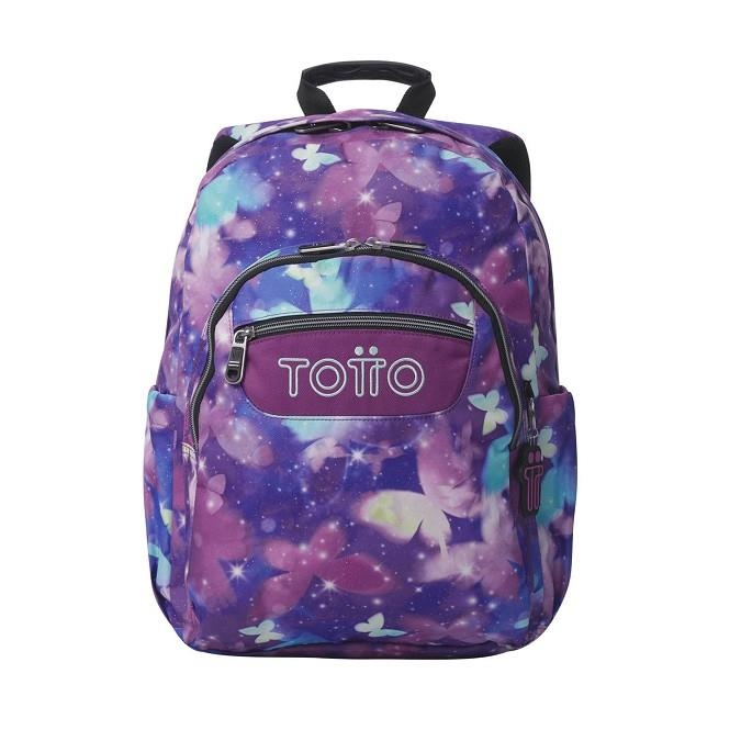 MOTXILLA TOTTO ACUARELES GLITTER PAPALLONA | 7704758893428 | MA04ECO021-2511N-5Q6 | Llibreria La Gralla | Llibreria online de Granollers