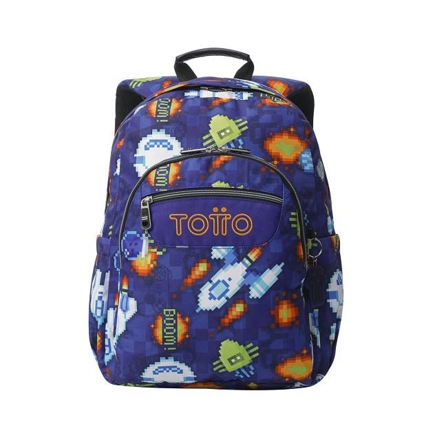 MOTXILLA TOTTO ACUARELES PIXEL | 7704758969130 | MA04ECO021-2516N-8FK | Llibreria La Gralla | Librería online de Granollers