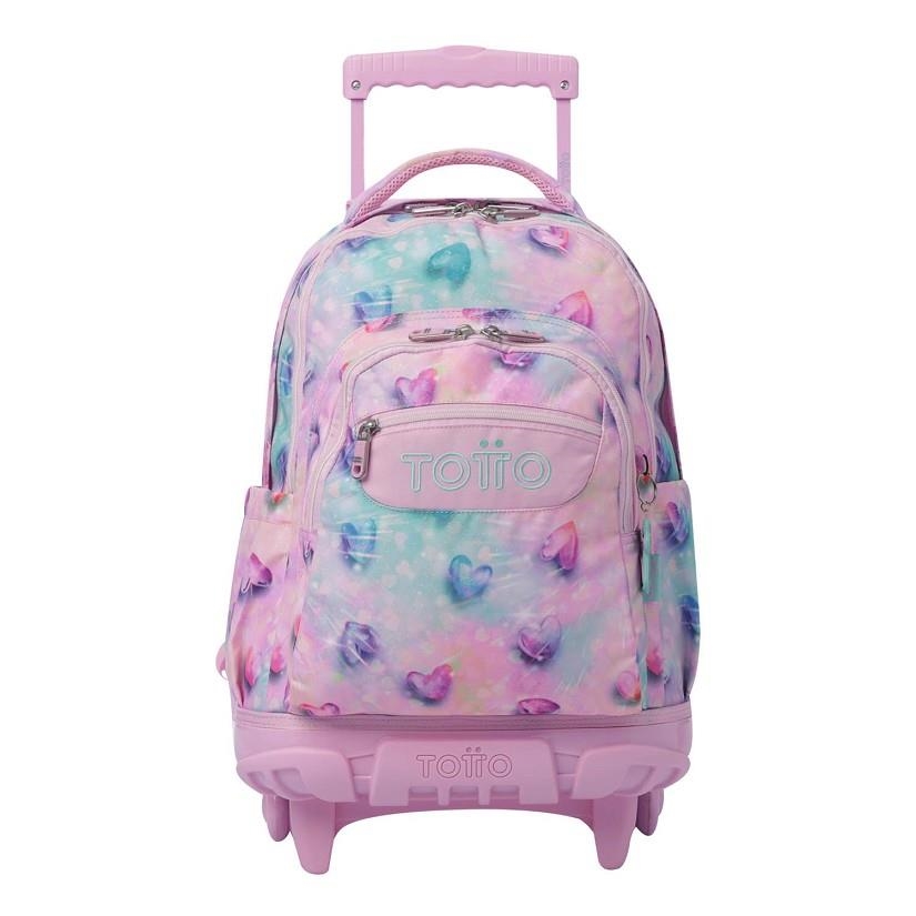 MOTXILLA RODES TOTTO RUE BOMPER RENGLONES GLITTER SHINY HEART | 7704758345262 | MA03ECO006-2511P-1KB | Llibreria La Gralla | Llibreria online de Granollers