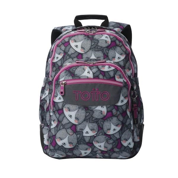 MOTXILLA TOTTO RAYOL KITTEN ROSE | 7704758345781 | MA04ECO002-2516N-7YI | Llibreria La Gralla | Librería online de Granollers