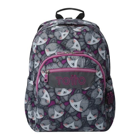 MOTXILLA TOTTO ACUARELES KITTEN ROSE | 7704758935845 | MA04ECO021-2516N-7YI | Llibreria La Gralla | Llibreria online de Granollers
