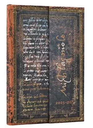 AGENDA 18 MESOS 2025-2026 PAPERBLANKS MICHELANGELO CALIGRAFIA SV | 9780349712376 | PB DS1237-6 | Llibreria La Gralla | Llibreria online de Granollers