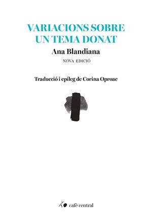 VARIACIONS SOBRE UN TEMA DONAT | 9788410482104 | BLANDIANA, ANA | Llibreria La Gralla | Llibreria online de Granollers