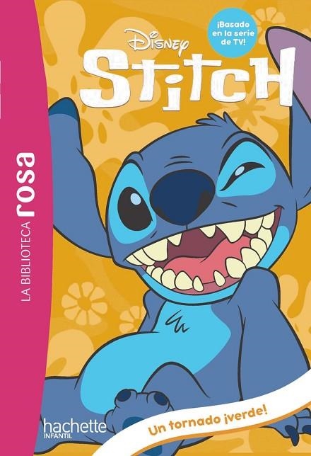STITCH, 4. UN TORNADO ¡VERDE! UN  LA BIBLIOTECA ROSA. | 9788410301566 | DUVAL, THÉO | Llibreria La Gralla | Llibreria online de Granollers
