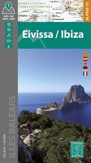 EIVISSA / IBIZA MAPA ALPINA | 9788470111655 | VV.AA | Llibreria La Gralla | Llibreria online de Granollers