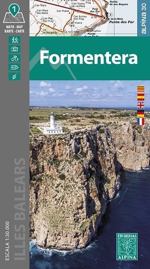 FORMENTERA. MAPA ALPINA | 9788470111662 | VV.AA | Llibreria La Gralla | Librería online de Granollers