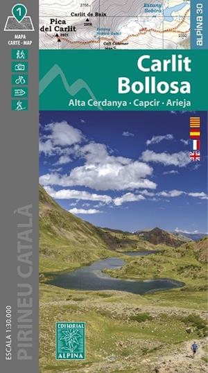 CARLIT BOLLOSA MAPA ALPINA | 9788470111709 | VV.AA | Llibreria La Gralla | Llibreria online de Granollers