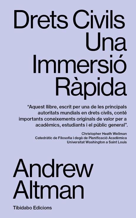DRETS CIVILS | 9791387633097 | ALTMAN, ANDREW | Llibreria La Gralla | Librería online de Granollers