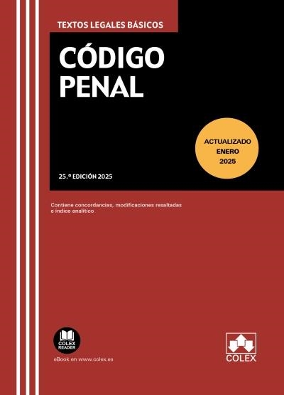 CÓDIGO PENAL | 9788411947749 | EDITORIAL COLEX, S.L. | Llibreria La Gralla | Llibreria online de Granollers