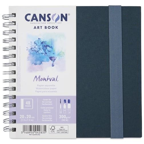 BLOC MONTVAL CANSON 20X20 GRA FI 300 GR 48F | 3148950042835 | C31200L004 | Llibreria La Gralla | Librería online de Granollers