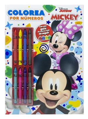 MICKEY. COLOREA POR NÚMEROS CON CERAS | 9788410029545 | VVAA | Llibreria La Gralla | Llibreria online de Granollers
