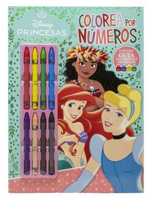 PRINCESAS. COLOREA POR NÚMEROS CON CERAS | 9788410029569 | VVAA | Llibreria La Gralla | Librería online de Granollers