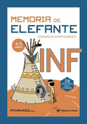 MEMORIA DE ELEFANTE INFANTIL: CUADERNO DE VACACIONES 4 Y 5 AÑOS | 9788419898586 | MARTÍNEZ PICANYOL, JOSEP LLUÍS | Llibreria La Gralla | Llibreria online de Granollers