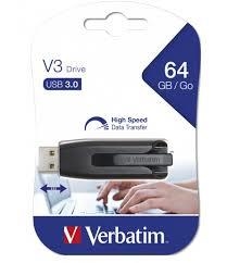 PEN DRIVE 64GB VERBATIM RETRACTIL | 023942491743 | Llibreria La Gralla | Librería online de Granollers