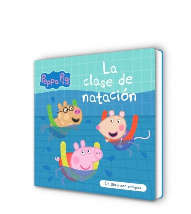 CLASE DE NATACIÓN, LA PEPPA PIG. LIBRO DE CARTÓN CON SOLAPAS - LA | 9788448870430 | VVAA | Llibreria La Gralla | Librería online de Granollers