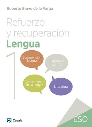 REFUERZO Y RECUPERACIÓN. LENGUA 1 | 9788421882931 | BRAVO DE LA VARGA, ROBERTO | Llibreria La Gralla | Llibreria online de Granollers