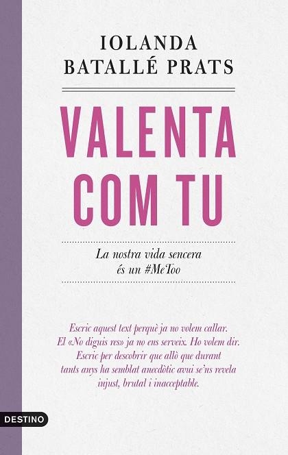 VALENTA COM TU | 9788419734235 | BATALLÉ PRATS, IOLANDA | Llibreria La Gralla | Librería online de Granollers