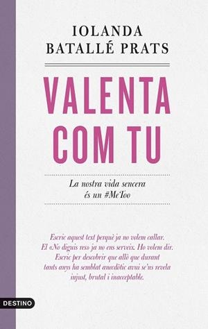 VALENTA COM TU | 9788419734235 | BATALLÉ PRATS, IOLANDA | Llibreria La Gralla | Llibreria online de Granollers