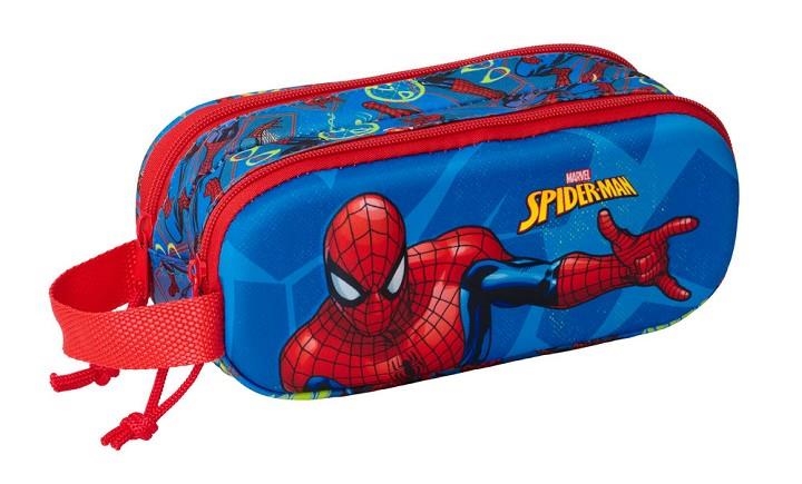 PORTATOT SAFTA SPIDERMAN 3D DOBLE BLAU | 8412688596492 | 822565512 | Llibreria La Gralla | Llibreria online de Granollers