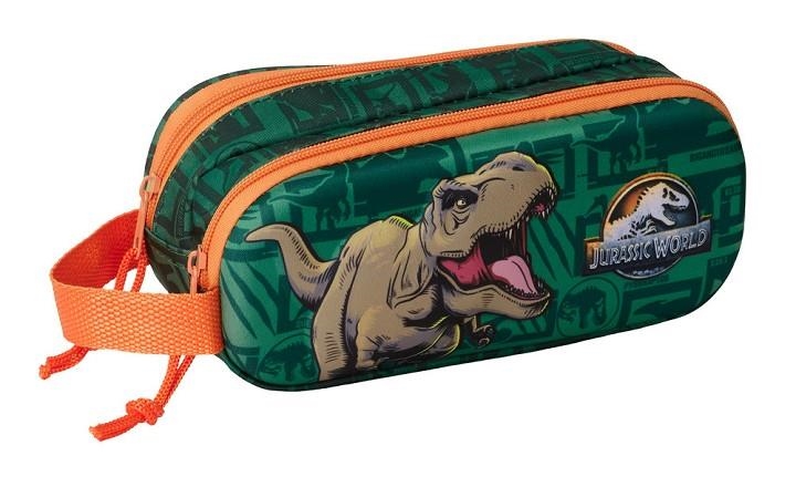 PORTATOT SAFTA JURASSIC WORLD 3D DOBLE VERD | 8412688596782 | 822545512 | Llibreria La Gralla | Librería online de Granollers