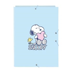 CARPETA SAFTA 3 SOLAPES SNOOPY BLAU | 8412688588053 | 512539068 | Llibreria La Gralla | Llibreria online de Granollers