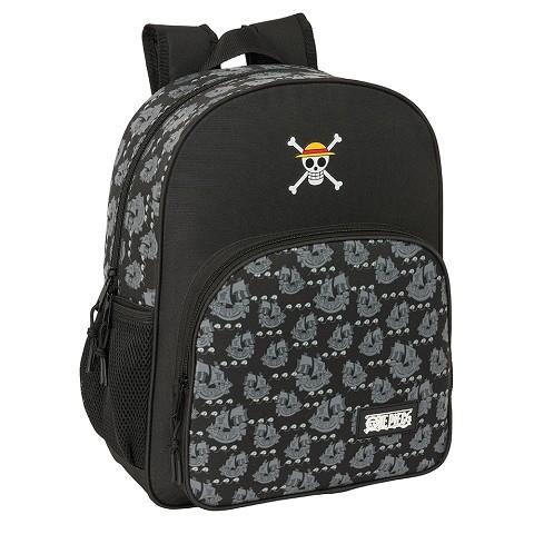 MOTXILLA SAFTA ONE PIECE PIRATES NEGRE | 8412688588251 | 622506640 | Llibreria La Gralla | Librería online de Granollers