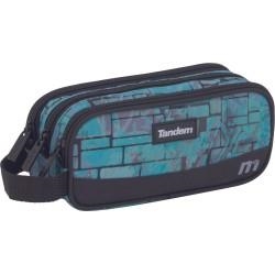 PORTATOT TANDEM TRIPLE OVALAT BRICK BLAU | 8412782357098 | SPO357098 | Llibreria La Gralla | Llibreria online de Granollers